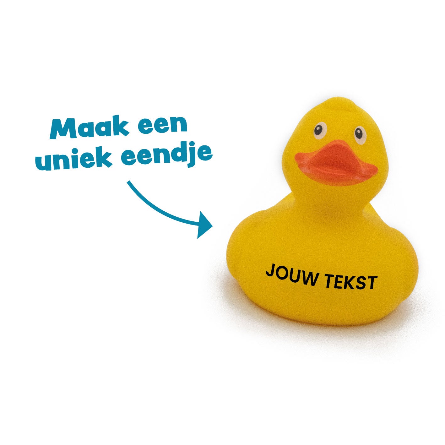 badeend bedrukken met naam, quote of grappige tekst als cadeau voor een verjaardag, trouwerij of babyshower. Of geslaagd examen